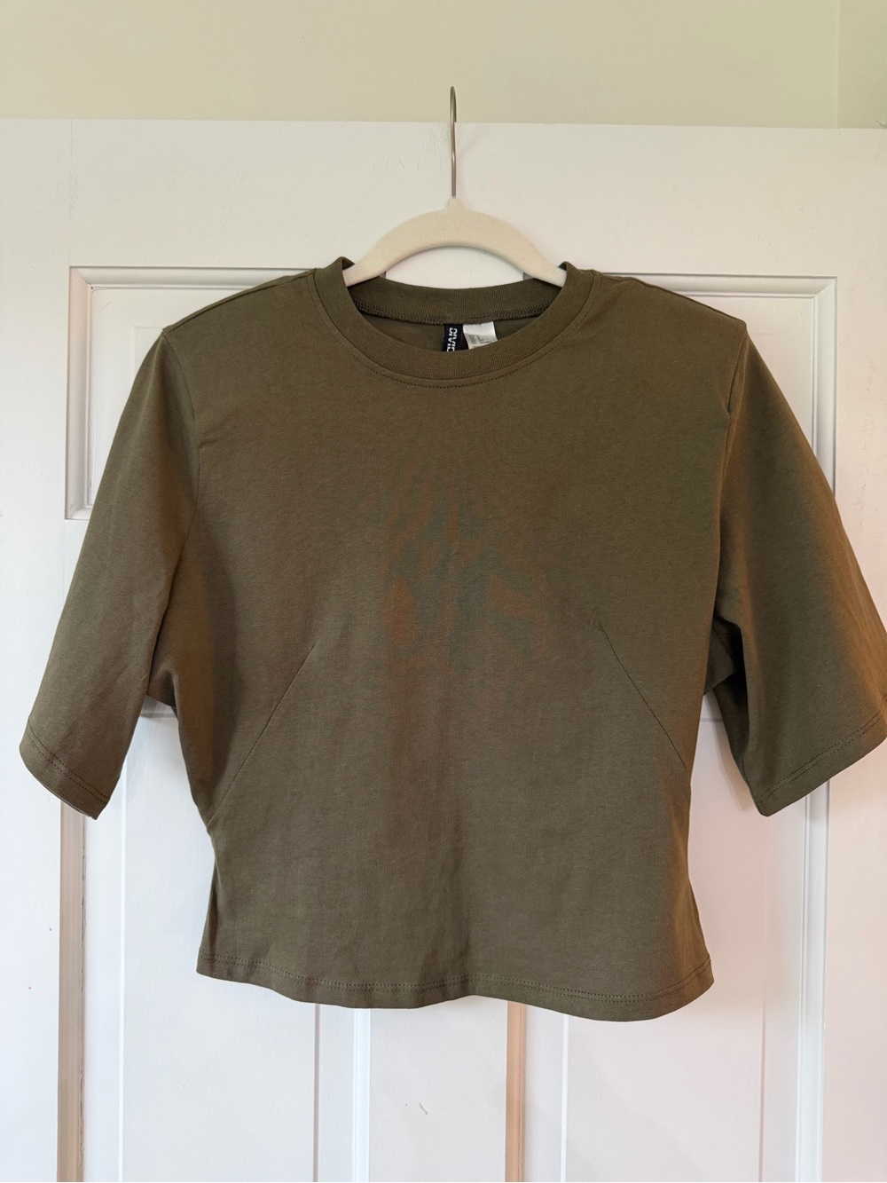 H&M Olive Green Short Sleeve Tee for Kids